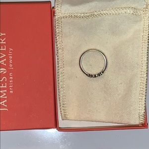 heart with two flowers james avery ring